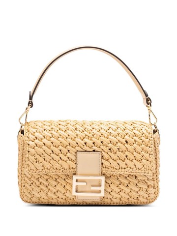 Fendi Viscose Fibre Crochet Medium Uette Bags