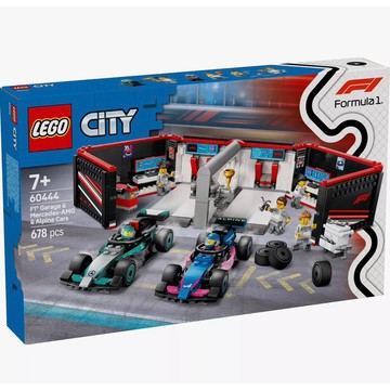 💗芸芸積木💗現貨!! LEGO 60444 F1 車庫和Mercedes-AMG & Alpine City系列