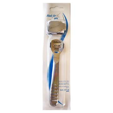 Suberly 不鏽鋼磨腳皮刀，安全刀片不傷膚  60g  1入  1支