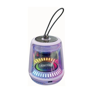 MEGA KING 炫彩水晶藍牙喇叭 海芋紫_廠商直送