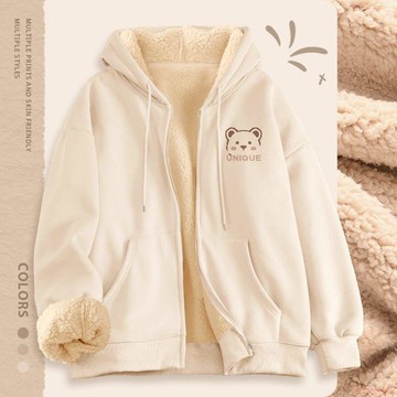 精選好物🌈連帽衛衣女2025新款冬季寬鬆上衣加厚款外套初冬洋氣減齡女裝冬裝