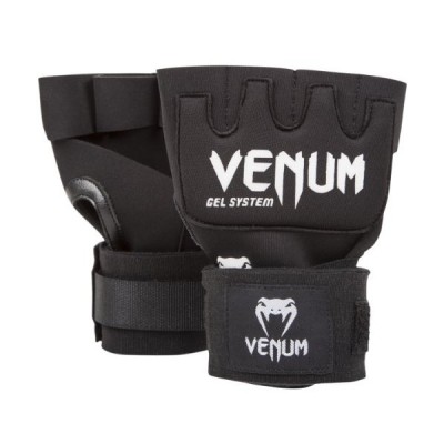 Venum Kontact ジェルグローブラップ ブラック One Size Fits Most
