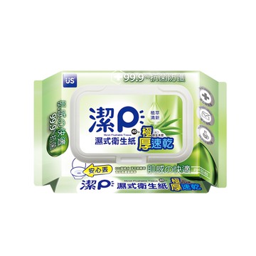 優生潔P濕式衛生紙-植萃清新40抽