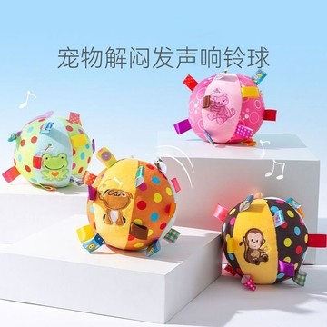 🔥臺灣出貨🔥狗狗玩具球發聲解悶耐咬寵物自嗨神器消耗體力中華田園磨牙毛絨球