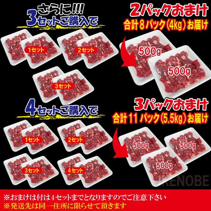 送料無料　国産牛 希少部位めがね 赤身カルビ焼肉用1kg冷凍 500ｇ×2パック 2セット以上購入でお肉増量中 メガネ　お中元　父の日　お歳暮　ギフト　黒毛和牛