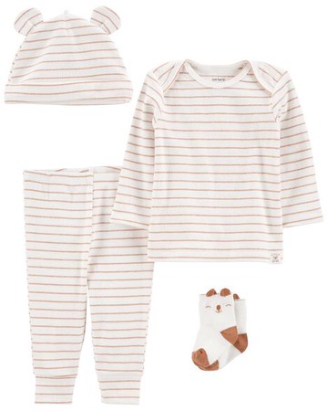 Baby 4-Piece Little Bear Outfit Set