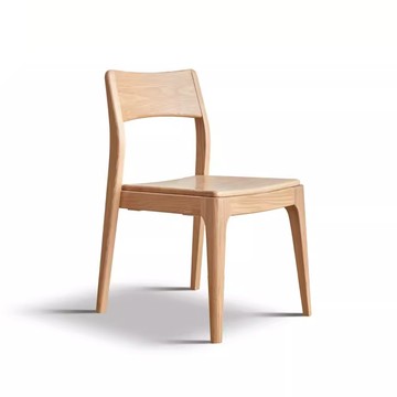 hoi!源氏木語鹿特丹橡木原木色可堆疊餐椅 Y28S06