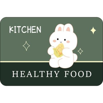 可愛動物硅藻泥地墊玄關門墊廚房衛生間門口防滑耐臟加厚廚房地墊