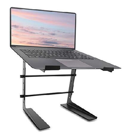 Numark Party Mix II DJ Controller ＆ Pyle Portable Adjustable Laptop Stand 6.3 to 10.9 Inch Anti-Slip Standing Table Monitor or Computer Desk Work