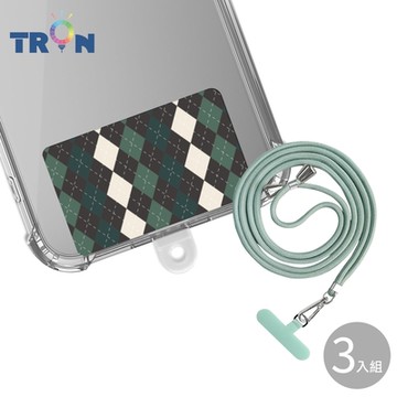 TRON iPhone 16 Pro綠色防摔 手機 掛繩 手機殼