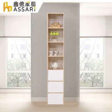 ASSARI-卡蘿經典抽屜電器櫃(寬60x深40x高200cm)