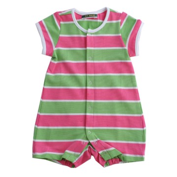 IVY HOUSE常春藤童裝 純棉橫條 嬰童連身裝(65cm~85cm)