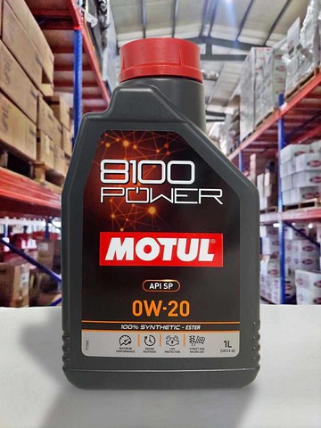 【4%點數】『油工廠』 MOTUL 8100 POWER 系列 酯類 全合成 機油 SP 公司貨 1L【樂天APP下單限定】