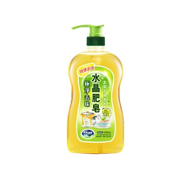 南僑水晶 極淨去味水晶肥皂食器洗滌液体洗碗精 1000ml/瓶