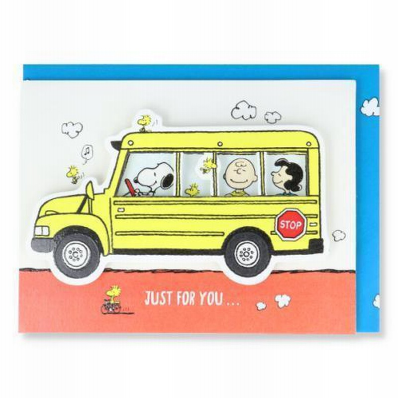 グリーティングカード スヌーピー スクールバス 通販 Lineポイント最大5 0 Get Lineショッピング