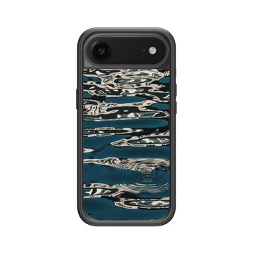 iPhone Air Mod NX -邊框背蓋組合 (相機按鈕) 黑 - Joe Clarke - 水的形態 VI
