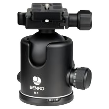 BENRO 百諾 B3 球型雲台 支援高達20公斤負重 超大球體設計 360度刻盤阻尼調節  1個