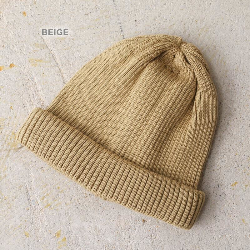 ROTOTO ロトト R5021 COTTON ROLL UP BEANIE コットンロールアップ