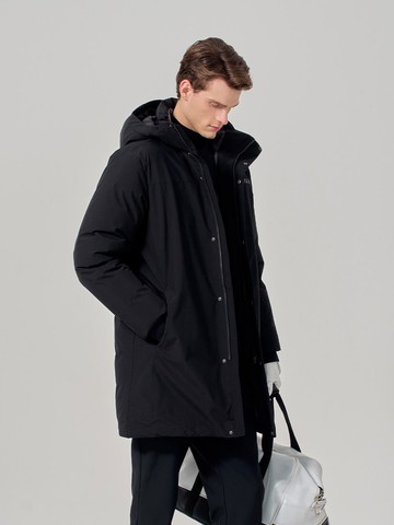 Quilted Premium Down Performance Jacket [Black]
