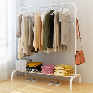 衣架落地臥室衣服收納架省空間家用簡約現代經濟型客廳簡易掛衣架