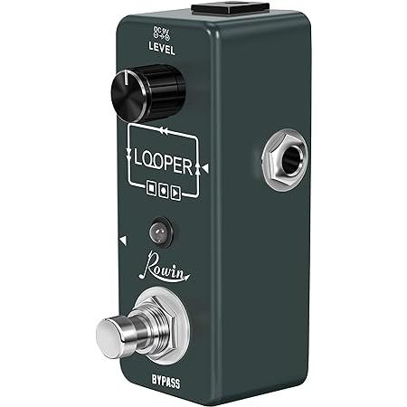 Rowin Looper ルーパー エフェクター ペダル トゥルーバイパス 無制限 オーバーダブ10分録音 LEF-332