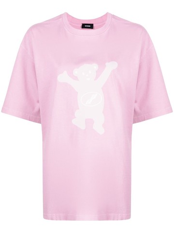 We11done - Teddy Bear graphic-print T-shirt - women - Cotton - XS - Purple
