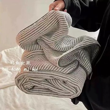 新品上市加大浴巾毛巾幹髮帽套裝柔軟吸水男女成人洗澡加厚家用三件套0415 Z2WJ