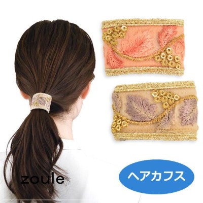 その他新品 ゾーラ embroidery cuff42 ヘアーカフス ヘアカフ グレー ...