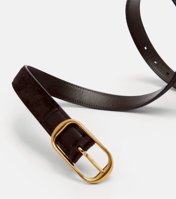 Nili Lotan Reine leather and suede belt