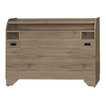 文創集 瑞希卡三插座6尺雙人加大可收納床頭片(三色可選)-182x24x103cm免組