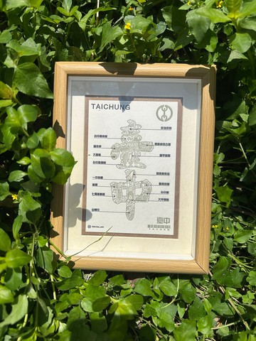城市字繪系列-臺中明信片