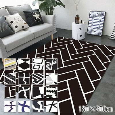 ラグ 長方形 おしゃれ チェック 掃除易い マット 40cmx60cm 室内 滑り止め カーペット 安い 北欧 幾何学模様 三角柄 軽量 モロッカン柄 じゅうたん 通販 Lineポイント最大get Lineショッピング