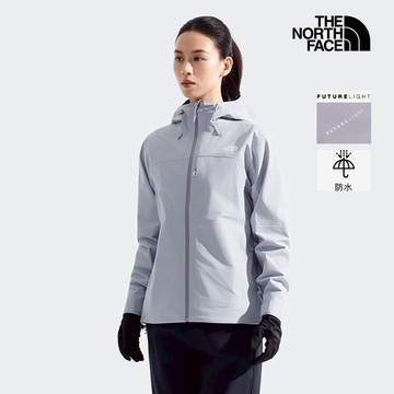 女款紫色FUTURELIGHT防水透氣衝鋒衣｜8DHZBOB