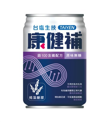 【買2箱送1箱】台塩生技 康健補 鉻100含纖無糖 237mlX24罐/箱 (2026.02.17)【宅配免運】