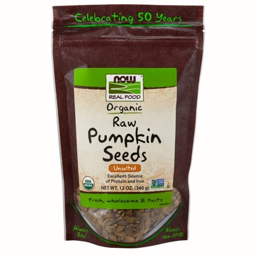Organic Pumpkin Seeds 12 OZ by Now Foods