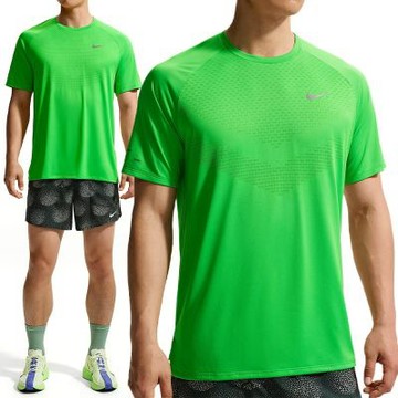 Nike As M Nk Dfadv Stride SS Top 短袖 男款 螢光綠色 排汗 運動 HV5204-329