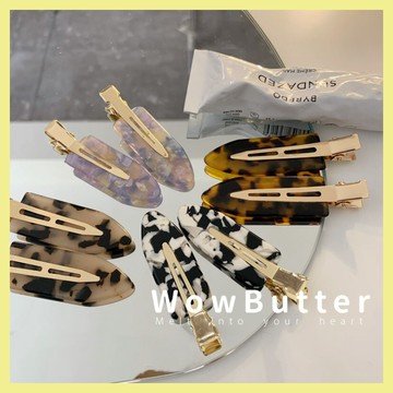 WowButter 髮夾 無痕髮夾 粉嫩色髮夾 髮飾 瀏海夾 瀏海髮夾 鴨嘴夾  飾品 人魚姬色 夾頭髮 一字夾