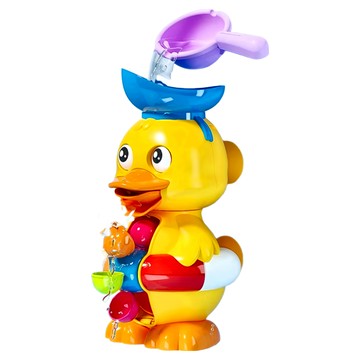 艾贝恩 abeien 趣味戲水玩具  旋轉水車鴨 多色  1個