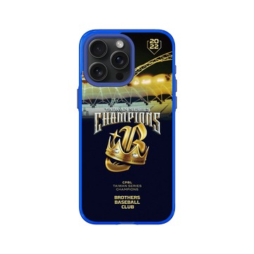 iPhone 15 Pro Max Clear 激光藍 - 職棒-中信兄弟 Brothers - 2022中信兄弟總冠軍紀念款-鋼鐵藍