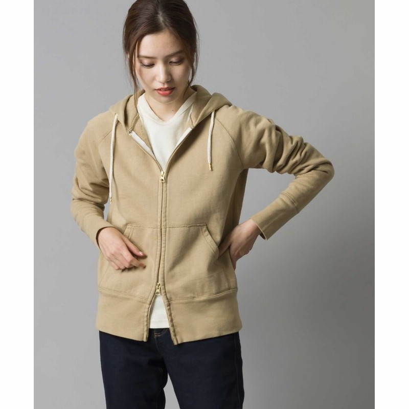 裏起毛スウェットダブルジップパーカー レディース グレー 通販 Lineポイント最大get Lineショッピング