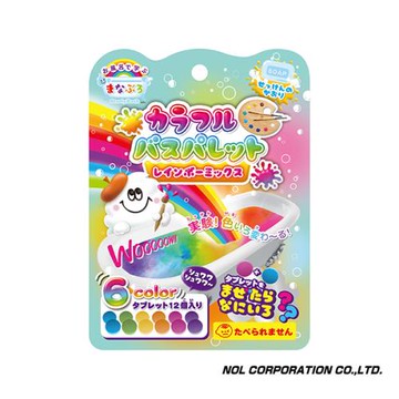 日本NOL-趣味調色盤入浴錠(彩虹)