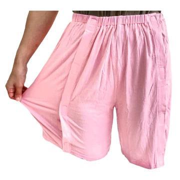 感恩使者 女款 臥床全開式魔鬼氈五分褲 春夏款 粉紅色  1件