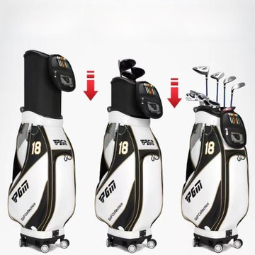 PGM 高爾夫球包男航空球包防水伸縮包平推四輪golf包袋廠家直銷
