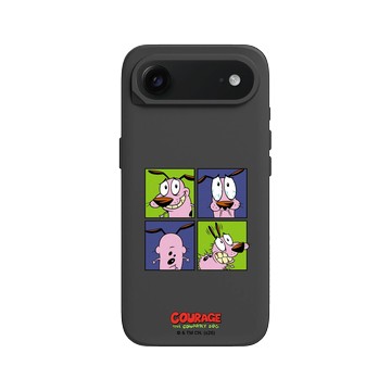 iPhone Air SolidX 黑 - Courage the Cowardly Dog膽小狗英雄 - 英雄的四格漫畫