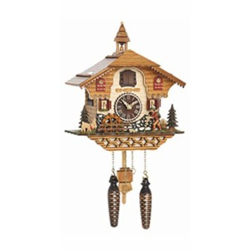 Cuckoo Forest Clock Wood 振り子 壁掛時計-