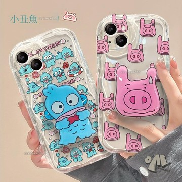 創意小醜魚粉豬 Vivo Y28S Y29S Y50 Y39 Y38 Y36 Y28 Y18 Y78 Y55 手機殼