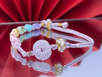 期間限定 - 翡翠龍環手編手繩