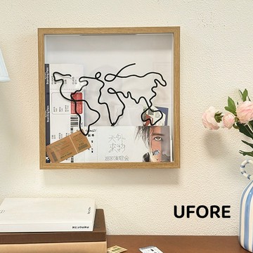 UFORE｜現貨隔日達｜相框票據儲存盒 鈔票儲存盒 存錢筒 紀念票收藏盒 聖誕禮物 交換禮物 票根收集盒 票據收納盒