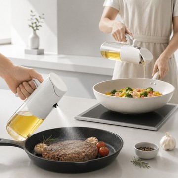 台灣現貨❗❗接急單❗❗噴倒兩用油壺 可裝料酒醬油等 噴霧瓶 噴油壺 油壺 倒油壺 玻璃油壺 油罐 油瓶 調味罐 玻璃油瓶