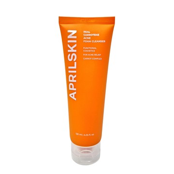 APRILSKIN 胡蘿蔔緊緻毛孔洗面乳 120ml 溫和潔淨 雙重保濕  1條